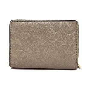 LOUIS VUITTON Portefeuille Clare Tourterelle Monogram Empreinte - 516-081825